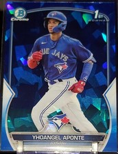 2023 1st Bowman Chrome Sapphire Yhoangel Aponte #BCP-110 Blue Jays