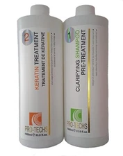 Pro-techs Keratin Treatment Hair Straightener Organic Chocolate 1000ml / 33.8oz