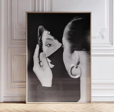 Vintage Black and White Sade Adu Poster