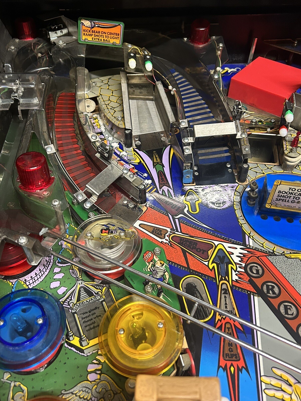 BALLY ADDAMS FAMILY PINBALL MACHINE NICE LEDs eBay