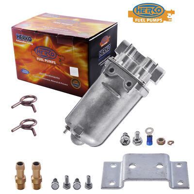 Herko Fuel Pump Universal Low Pressure 4-6 PSI 32 GPH P12B CARB 12 VOLTS