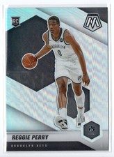 20-21 Mosaic Base Rookies Silver #244 Reggie Perry  Brooklyn Nets