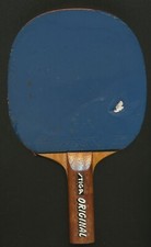 1976 STIGA ORIGINAL STRAIGHT HANDLE TABLE TENNIS RACKET ALLROUND WOOD 'A48'