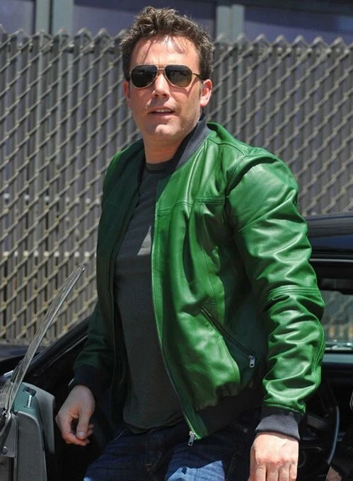 Vert Neuf Homme Veste Cuir V ritable Peau de Mouton Douce Motard