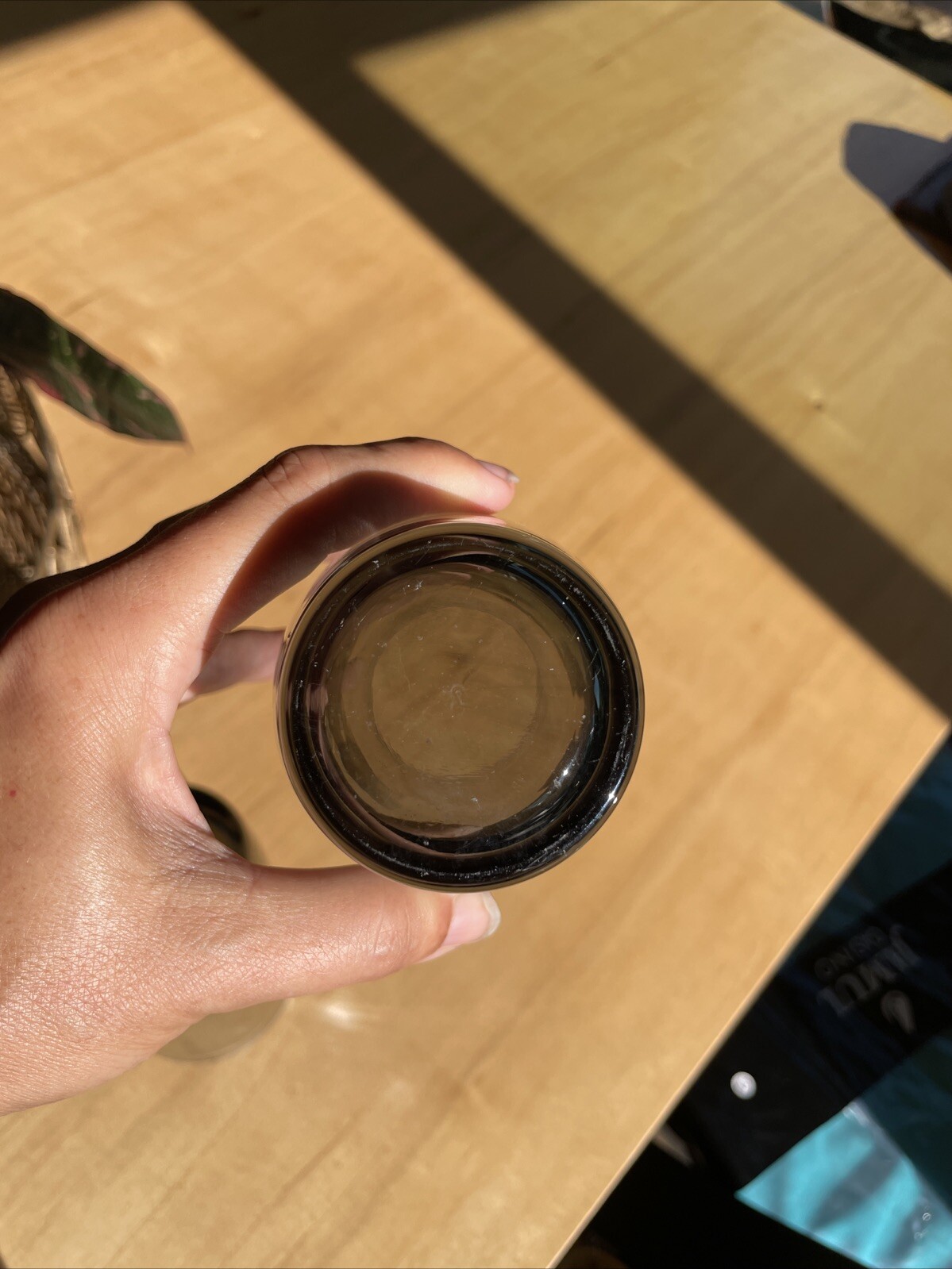 Libbey Vintage Glassware Smokey Set Of 2 Cursive “L” Etched On Bottom 16oz