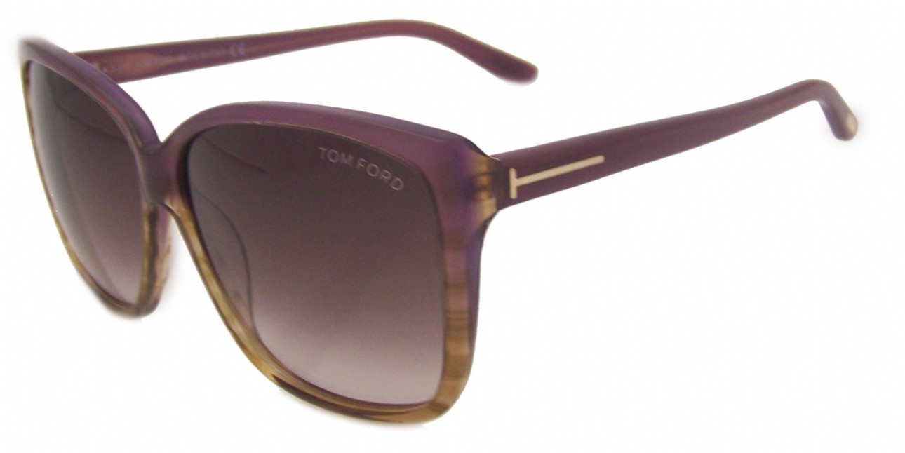 Tom Ford Lydia Sunglasses Purple Frame Gradient Lens TF228 83Z 62-12-135 29890₽