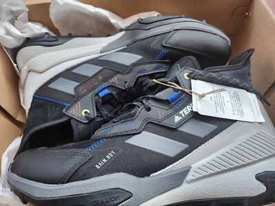 NIB ADIDAS TERREX HYPERBLUE MID R.RDY RAIN.RDY Black Grey M 8 W 10.5 MSRP: $170 