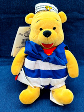 New Tag Disney Store Winnie the Pooh Nautical Stuffed Plus Animal Toy 8"