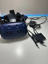 HTC Vive Pro HMD OLED Virtual Reality VR Headset Only - With Cables + Link Box