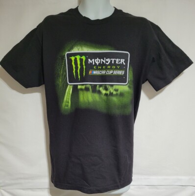 NASCAR Cup Series Monster Energy 2019 Race Schedule Graphic T-Shirt Size L 