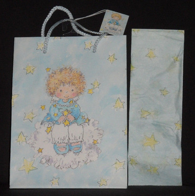 TY EXCLUSIVE - ANGELINE GIFT BAG with MATCHING TISSUE PAPER and GIFT CARD