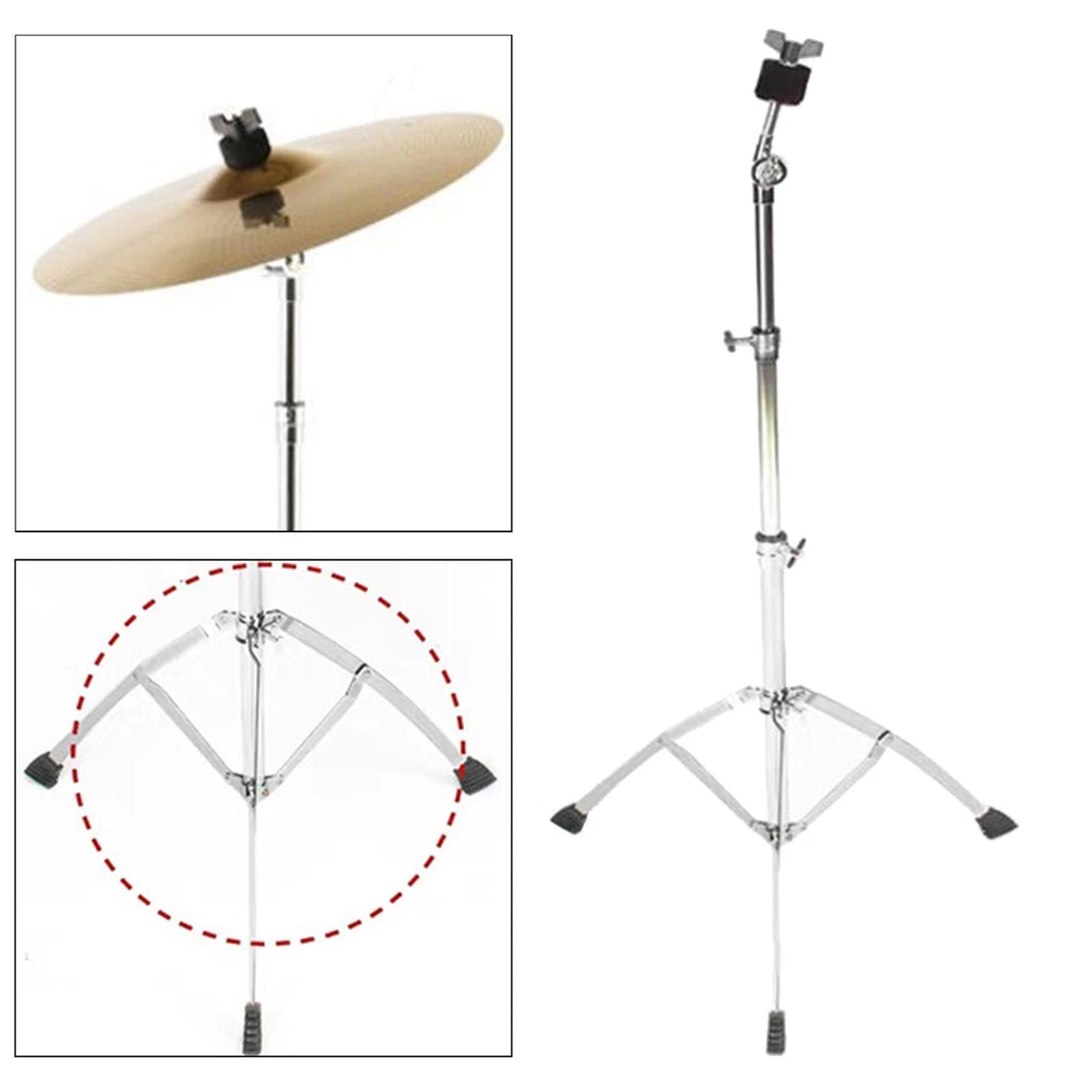 Triangle cymbal outlet