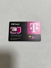 New T Mobile 4G 5G 3 - in - 1 nano micro standard Sim Card pre / post paid