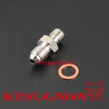 Adapter Fitting M12x1.25 to 4AN  Oil Feed Supply for TOYOTA 3SGTE Rev 3