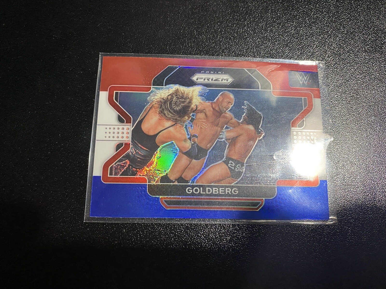 WWE Red White Blue Panini Prizm 2022 Goldberg
