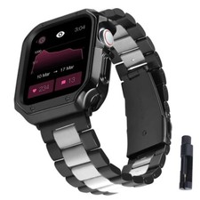 Steel Band+Case for Apple Watch Ultra 2 Band TPU Cover Bracelet Series 9 7 SE 5