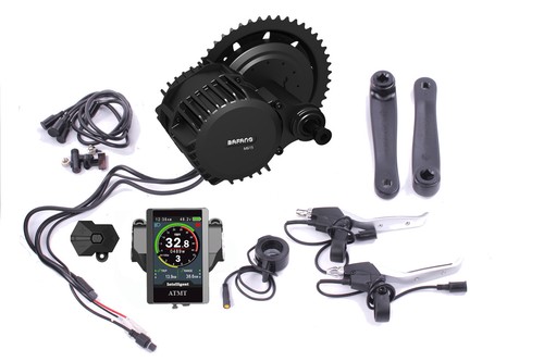 E-Bike KIT TRASFORMAZIONE Bafang g320 bbs03 48v 1000w motore centrale  umrüstsatz a colori a | eBay