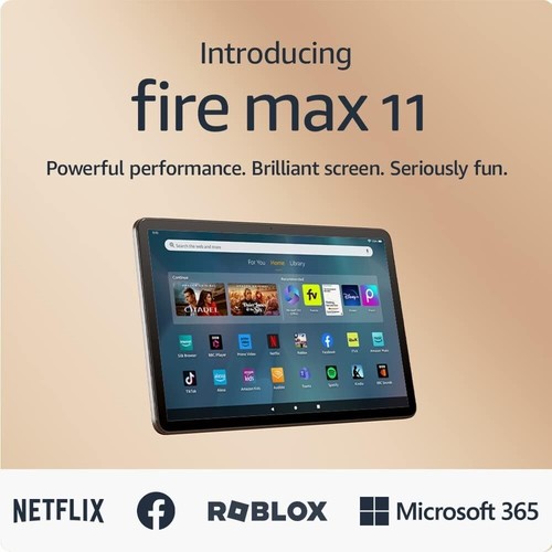 Amazon Fire Max 11 Tablet | 11" display | 4 GB RAM | 14-hr battery | 128GB - Picture 2 of 7