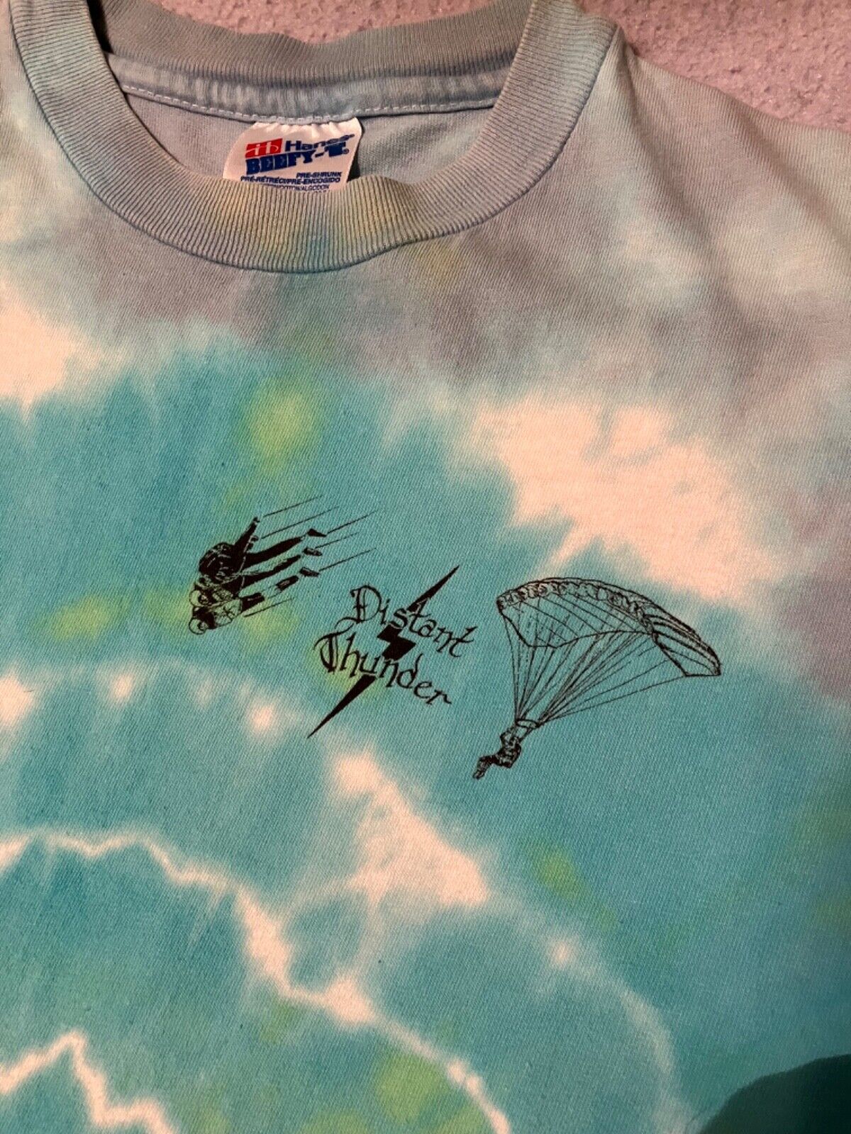 Parachute Center, Vintage T Shirt, Large, Skydivi… - image 2