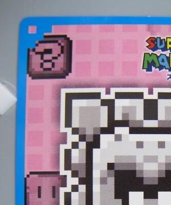 Thwomp Super Mario TCG Card Japanese Super Famicom Nintendo Japan