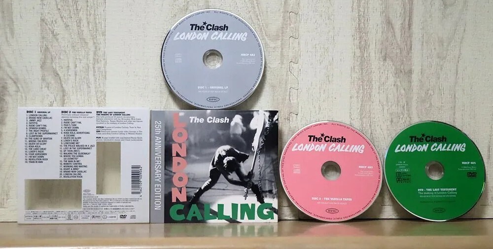 The Clash – London Calling Epic – MHCP-482~4 Japan 2 CD 1 DVD | eBay