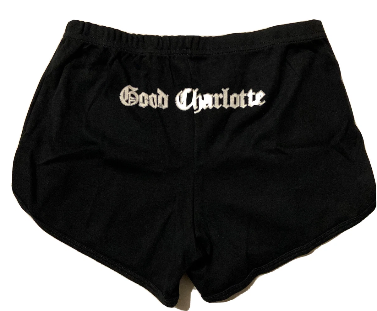 Vintage Good Charlotte Black Booty Shorts Women's Large American Apparel  USA