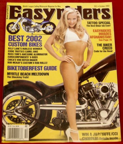 Easyriders Magazine October 2002 #352 Near Mint Condition - Picture 1 of 3