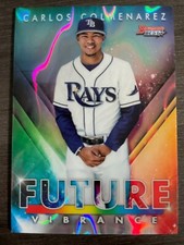 2021 Bowman's Best Carlos Colmenarez Future Vibrance Lava Refractor serial /50