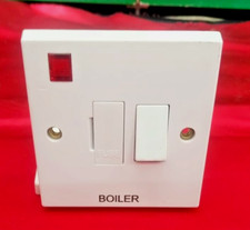 Pack of  7  *Volex   CAPITAL 13A SWITCHED FUSED BOILER  WHITE Bs 1363  (M185)