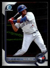 2022 Bowman Draft #BDC-89 Luis Meza Chrome Card Toronto Blue Jays