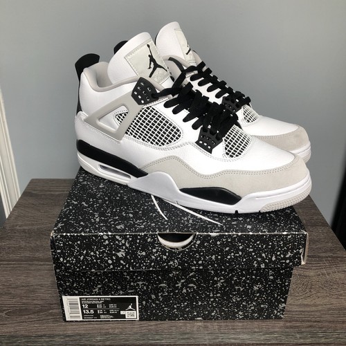 Nike Air Jordan 4 Retro Military Black SIZE 12 DH6927 111 100% AUTHENTIC |  eBay