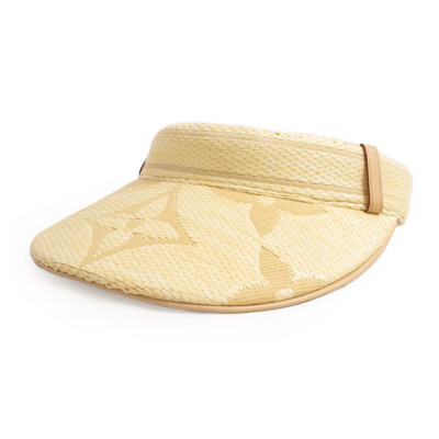 LOUIS VUITTON Visor Beach View Monogram Sun Visor Rayon