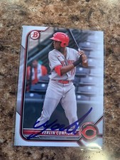 Yerlin Confidan Signed 2022 Bowman Draft Rc Auto Cincinnati Reds BD-199
