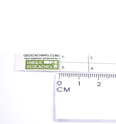 10 Hojas De Registro Enrolladas Para Geocaching - Perfectas Para Nano Contenedores, Resistentes Y Prácticas