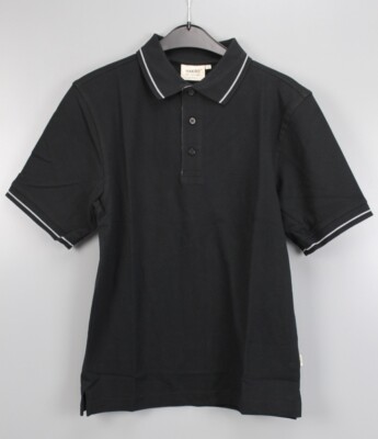 Hakro contrast men's polo shirt casual size XS shirt black comfort fit B24-XS