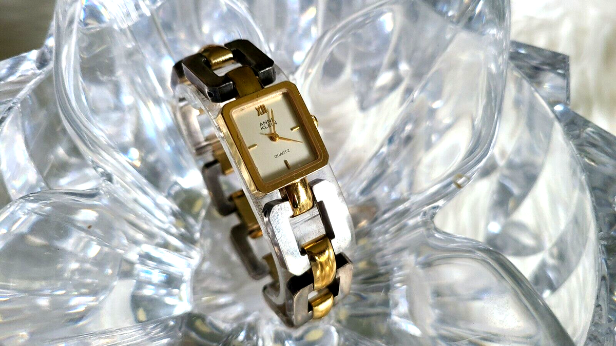 Two Anne Klein 11 Watch​ Anne Klein Two Tone Genuine Diamond Dial Bracelet Watch – Dr  main image 4