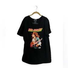 Zion Bob Marley Distressed Graphic T Shirt XL
