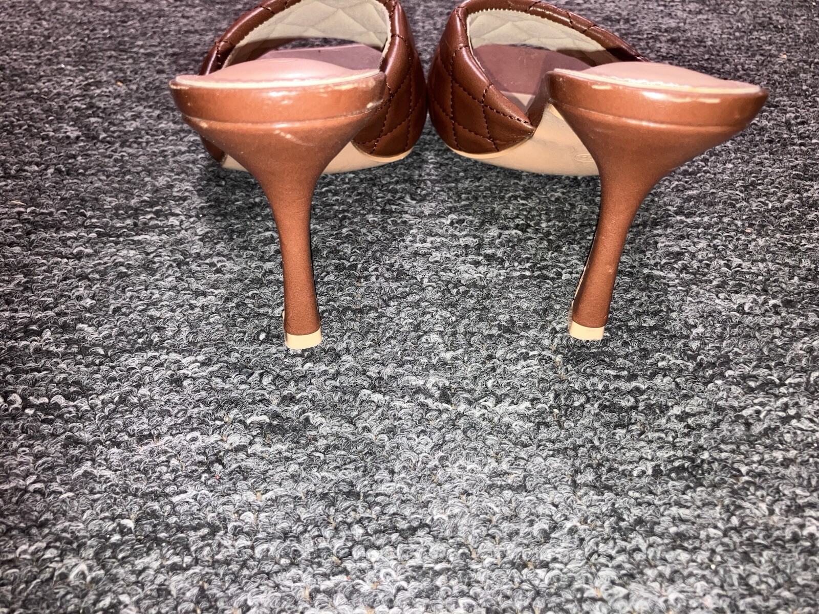 Square Toe Quilted Heels - image 5