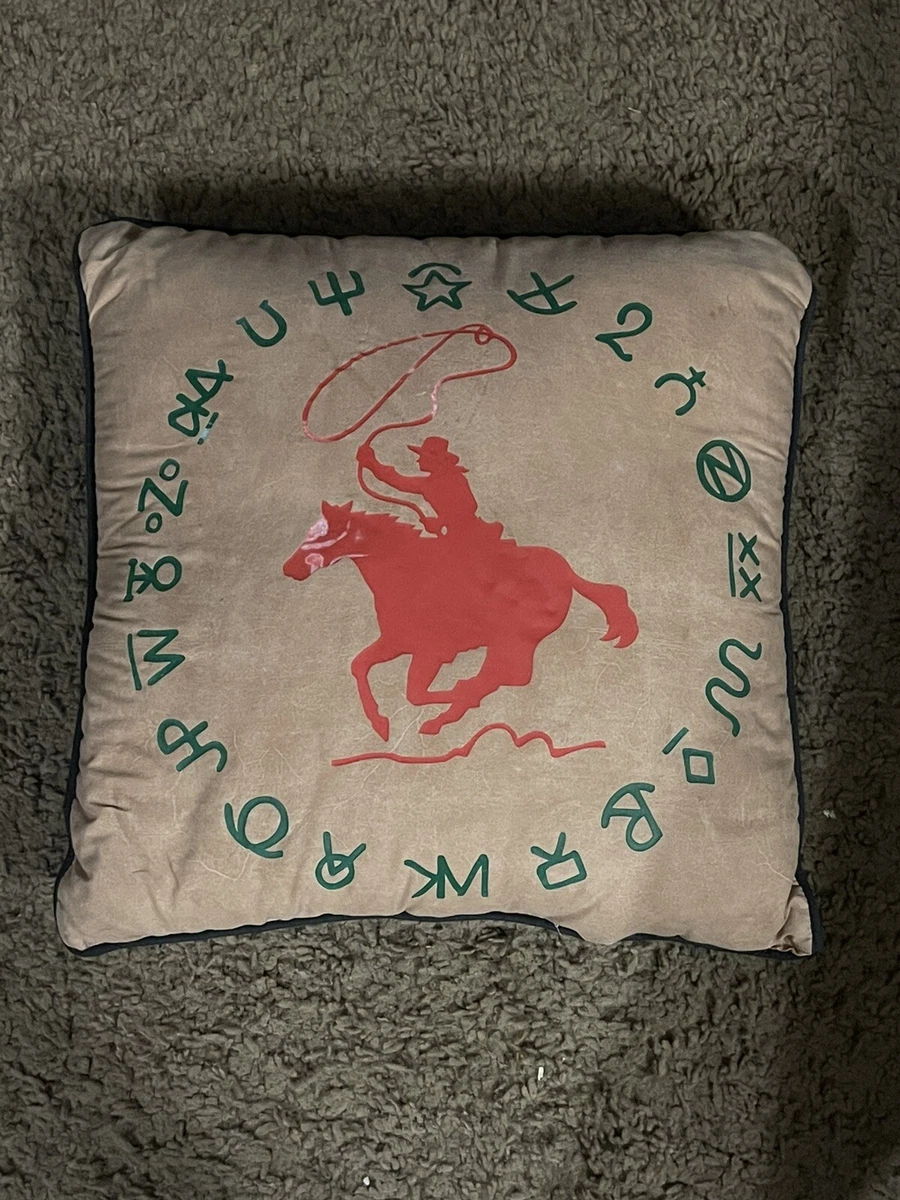 Vintage western throw pillows top