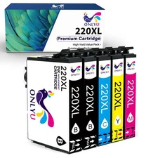 Ink Cartridges 220XL 220 XL for Epson WorkForce WF2750 WF2760 WF2660 Printer