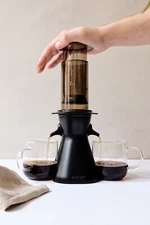 Fits AeroPress Coffee Maker - 2POUR® Dual Press - 2 brews 1 push - Perfect Gift!