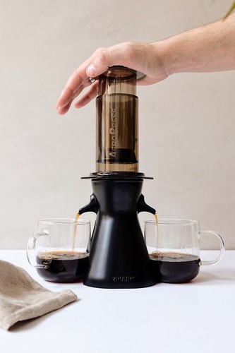 2POUR Dual Press Accessory for AeroPress Coffee Maker