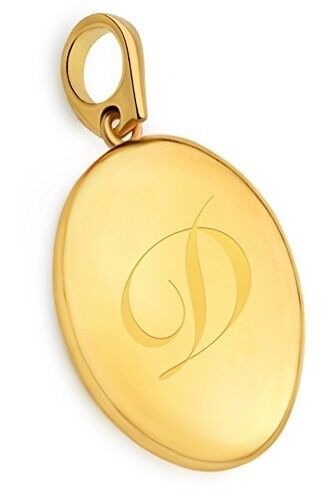 Brazalete dije cambiante enchapado en oro de 14 K con medallón inicial letra A a la Z del alfabeto - Imagen 6 de 12