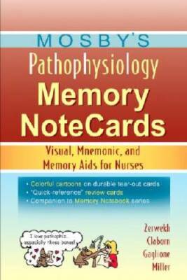 Mosby's Pathophysiology Memory NoteCards: Visual, Mnemonic, and Memo - VERY GOOD