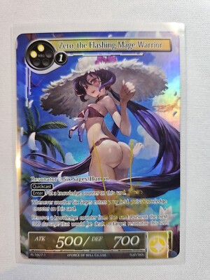 Artist Signature Force Of Will Zero, The Flashing Mage Warrior PROMO...