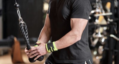 Tricep Rope Cable Attachment Pull Down Lat Bicep for home Gym