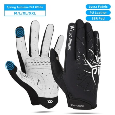Herbst Herren Fahrradhandschuhe Warm Fahrrad Touchscreen Motorrad Handschuhe