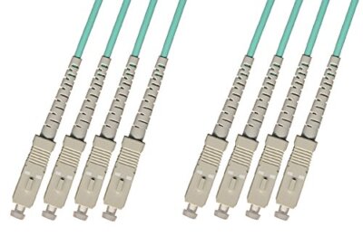 Sc4 Direct Thread Direct Burial/Outdoor SC-SC 4-Strand Fiber Optic Cable 10Gb Multimode ...