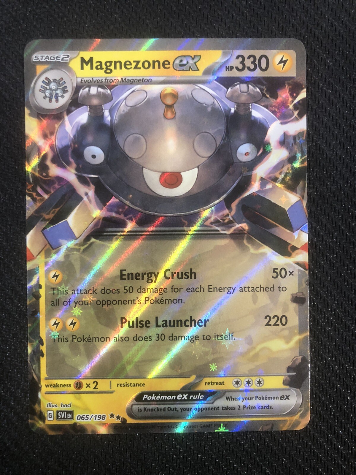 Pokémon Magnezone EX Double Rare Scarlet & Violet Base 65/198 Pack Fresh (NM)