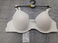 EX M&S Underwired Front Fastening Full Cup Bra Color White Size 36B Box BR1-36